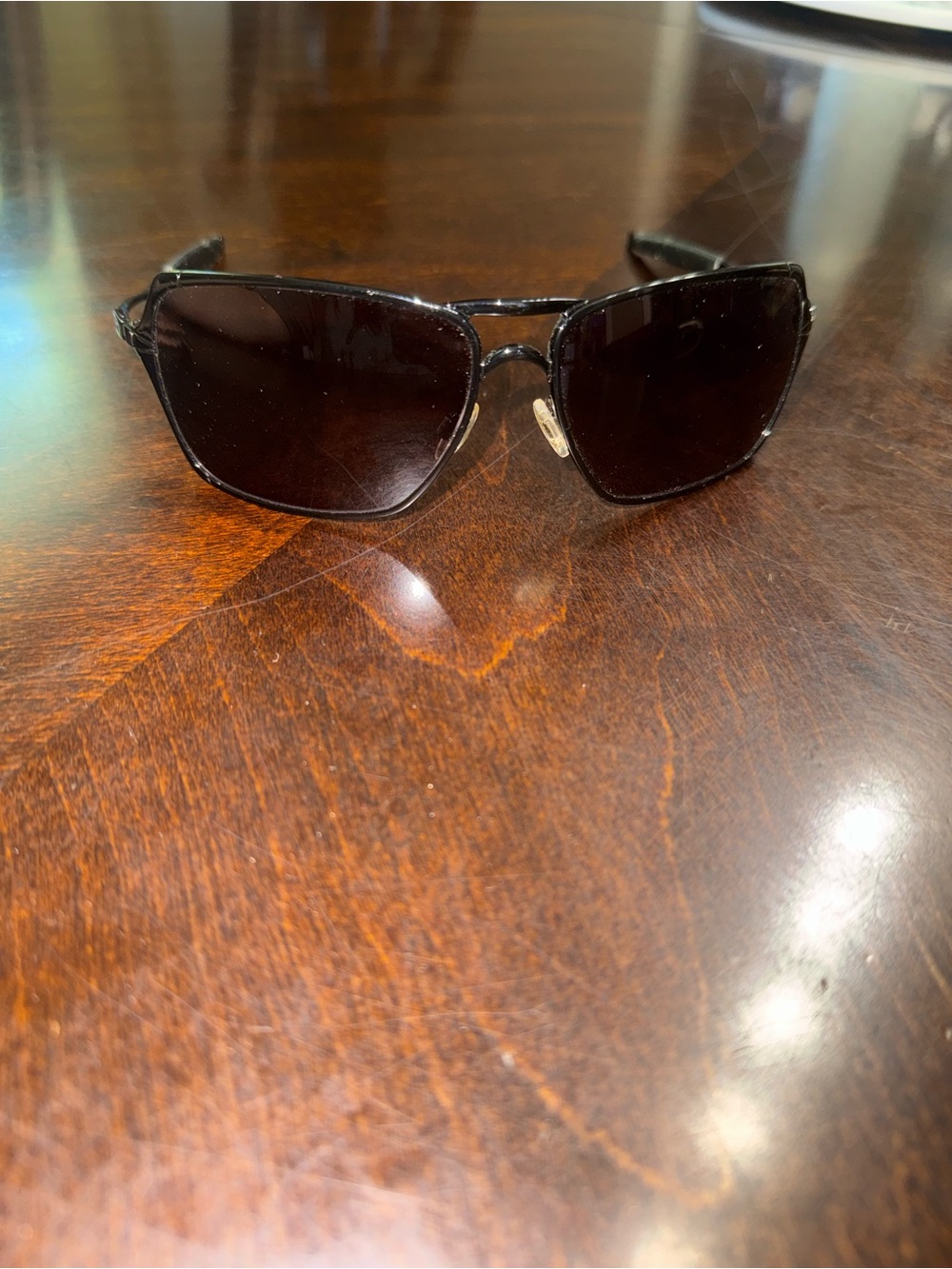 Oakley Inmate Black Frame Black Lens Pilot Sunglasses
